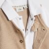 Baby Boys Beige Waistcoat Set