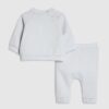 Baby Boys Blue Bear Pocket Sweatshirt Set