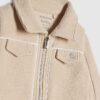 Baby Boys Cream 3 Piece Shacket Set