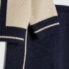 Baby Boys Cream Blocked Zip Through Knit Set