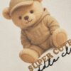 Baby Boys Cream Super Cute Bear Sweat Set