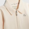 Baby Boys Cream Zip Bodysuit Trouser Set