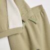 Baby Boys Khaki Colour Blocked Sweatshirt Set