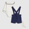Baby Boys Navy Sailor Collar Short Set