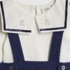 Baby Boys Navy Sailor Collar Short Set