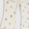 Baby Girls Cream Floral Bodysuit Set
