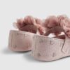 Baby Girls Pink Heart Ballet Pumps