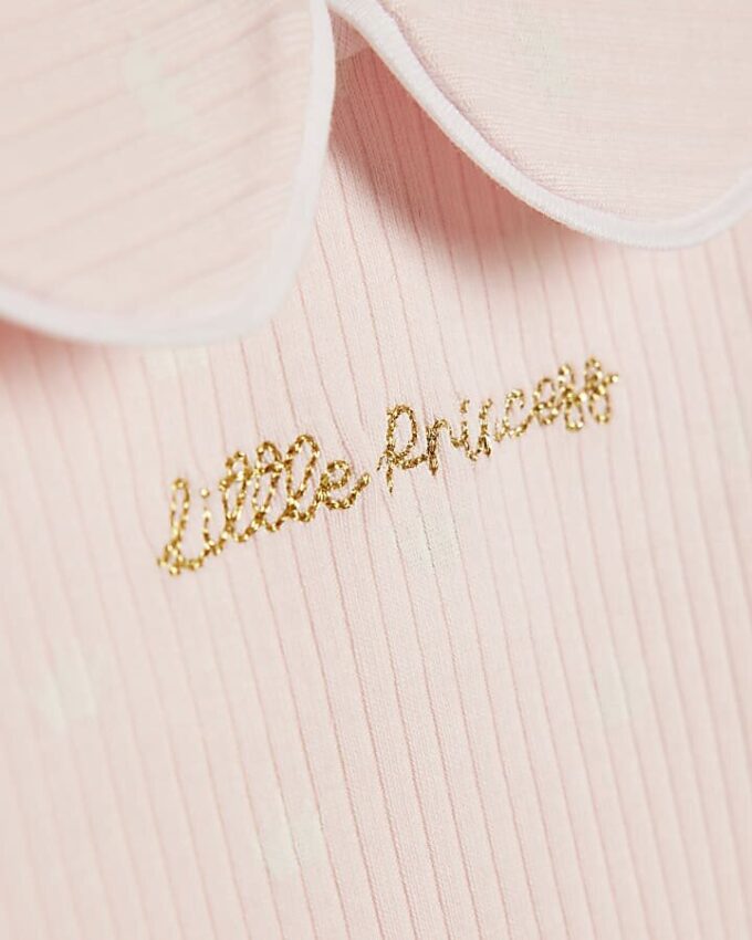 Baby Pink Little Princess Romper Set