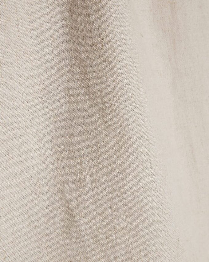 Beige Linen Blend Tank Top
