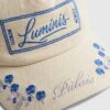 Beige Luminis Floral Cap