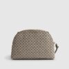 Beige Monogram Crossbody Bag
