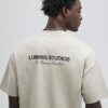 Beige Oversized Fit Luminis Studios T-Shirt