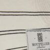 Beige Oversized Fit Stripe Pocket T-shirt