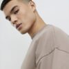 Beige Oversized Fit T-Shirt