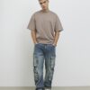 Beige Oversized Fit T-Shirt
