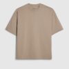 Beige Oversized Fit T-Shirt