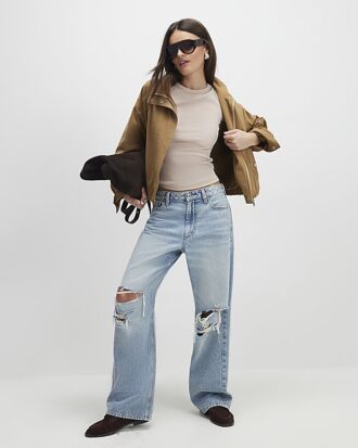 Beige Short Sleeve Fitted Top