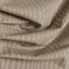 Beige Sleeveless Striped Drape Top