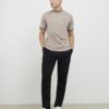 Beige Slim Fit MCMXII Badge T-Shirt