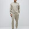 Beige Slim Fit Nylon Sweatshirt