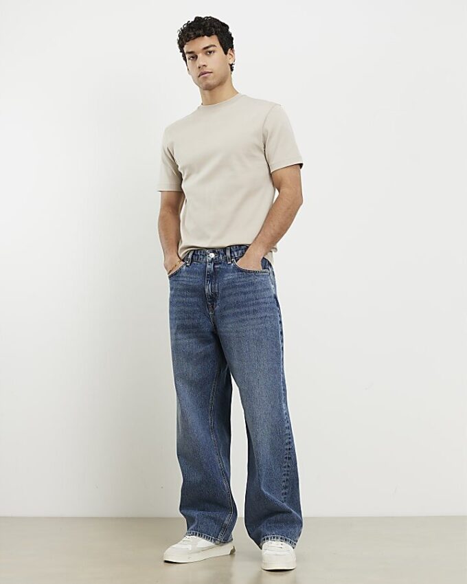 Beige Slim Fit T-Shirt