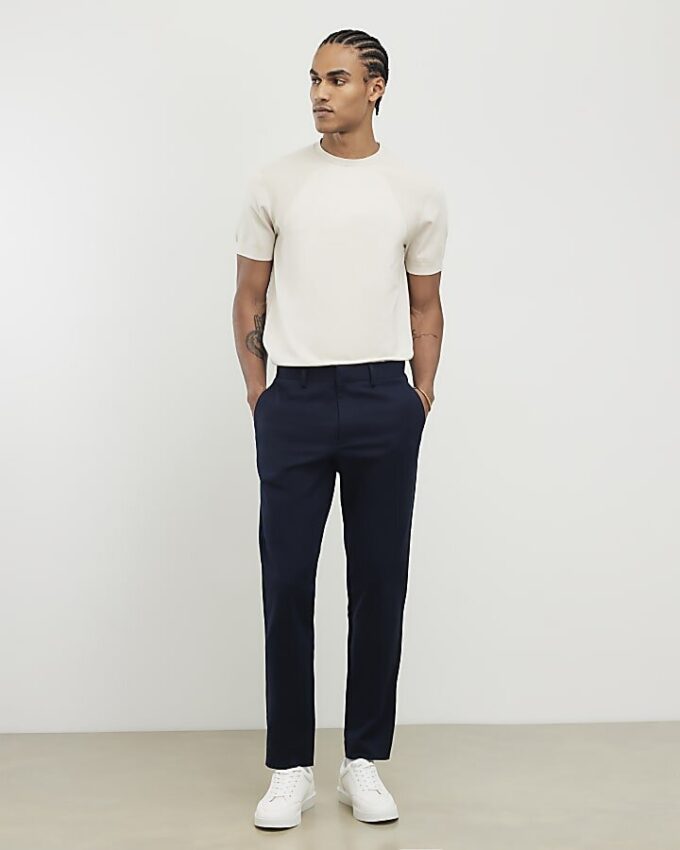 Beige Slim Fit T-Shirt
