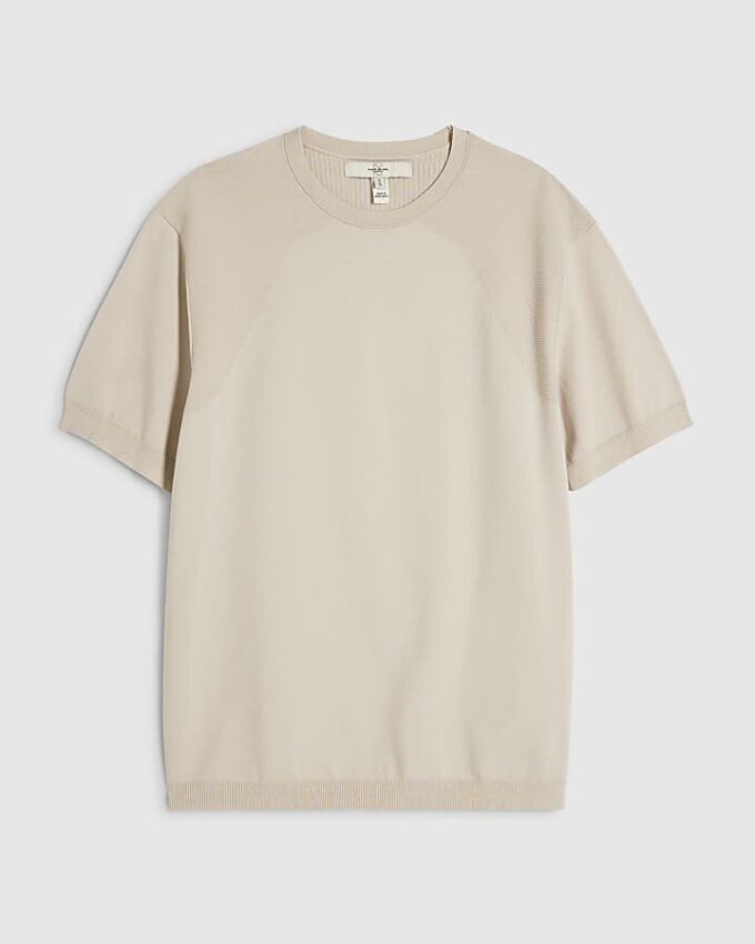 Beige Slim Fit T-Shirt