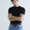 Black 3 Pack Short Sleeve Slim Fit T-Shirt
