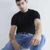 Black 3 Pack Short Sleeve Slim Fit T-Shirt