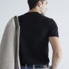 Black 3 Pack Short Sleeve Slim Fit T-Shirt