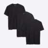 Black 3 Pack Short Sleeve Slim Fit T-Shirt