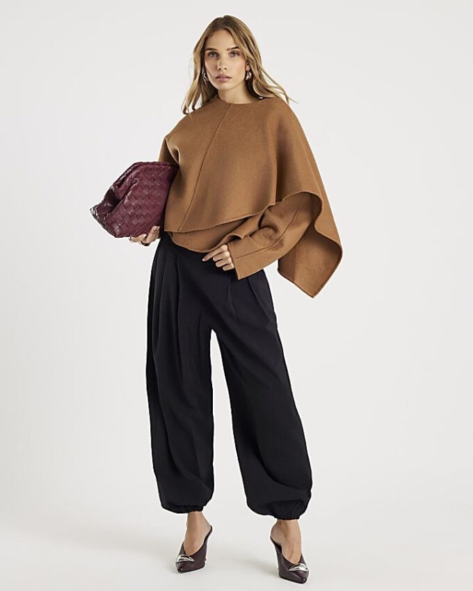 Black Balloon Trousers