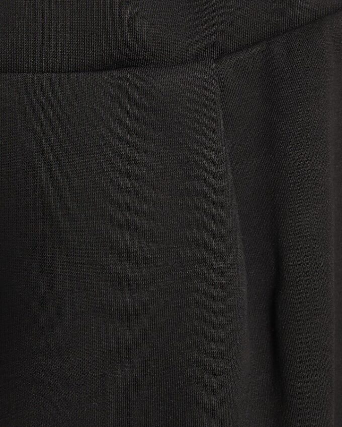 Black Barrel Leg Trousers