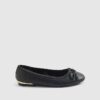 Black Bow Ballet Pumps