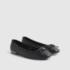 Black Bow Ballet Pumps