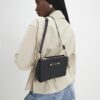 Black Boxy Cross Body Bag