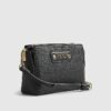Black Boxy Cross Body Bag