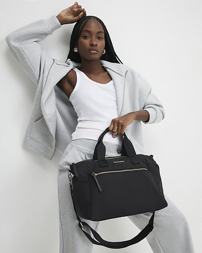 Black Cabin Size Holdall Bag