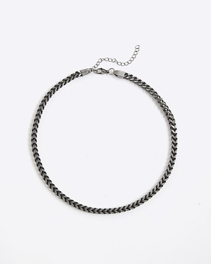 Black Chunky Chain Necklace