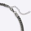 Black Chunky Chain Necklace