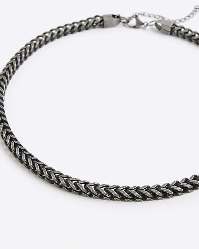 Black Chunky Chain Necklace