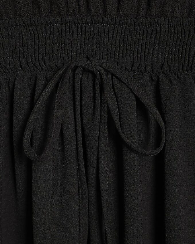 Black Cosy Hybrid Midi Dress