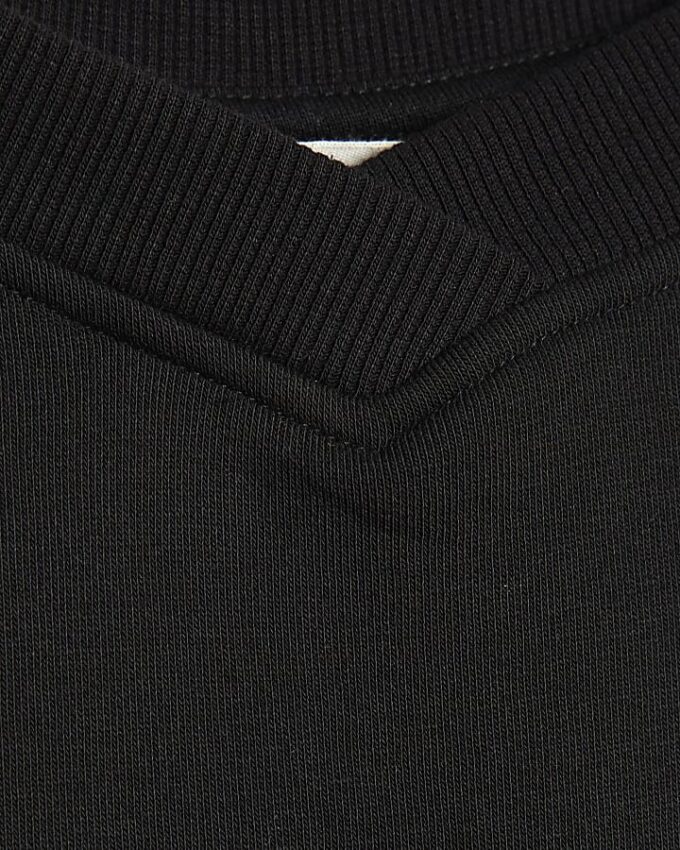 Black Cut Away Sweatshirt