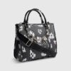 Black Daisy Chain Tote Bag
