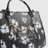 Black Daisy Chain Tote Bag