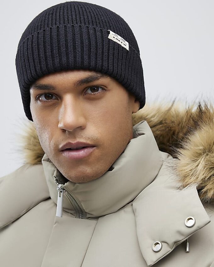 Black Docker Beanie Hat