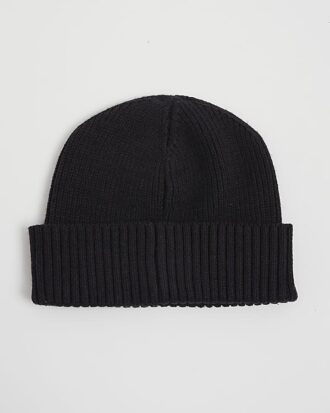 Black Docker Beanie Hat