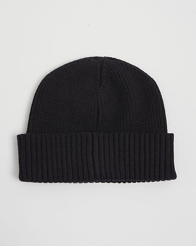 Black Docker Beanie Hat