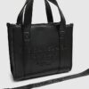Black Embroidered Tote bag