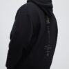 Black Embroidered Yokosuka Snake Hoodie